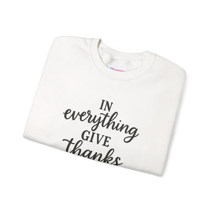 Thankful Grateful Blessed Sweatshirt — Fall Pumpkin Crewneck