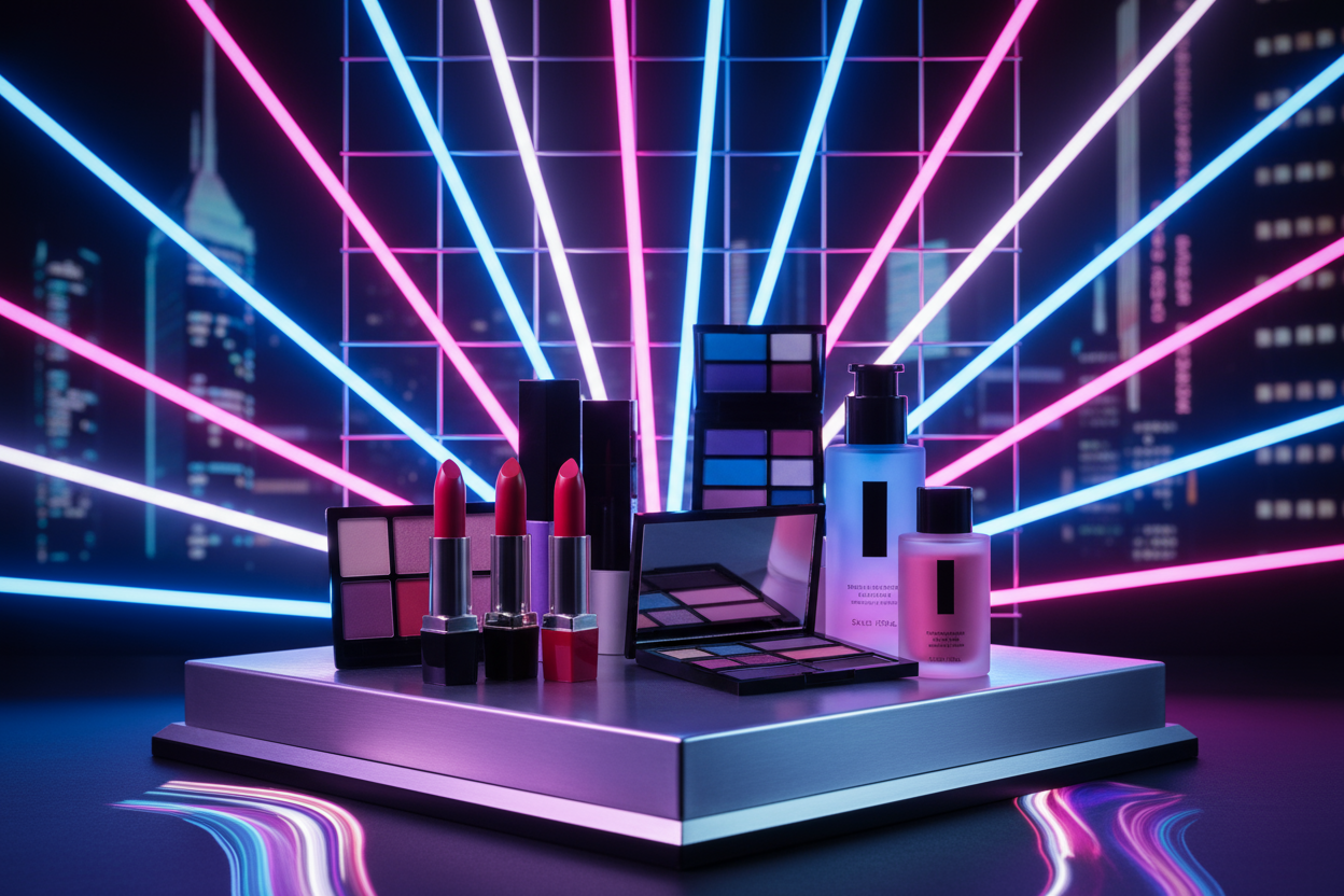 NEON GLOW BEAUTY AND LIFESTYLE IMAGE
